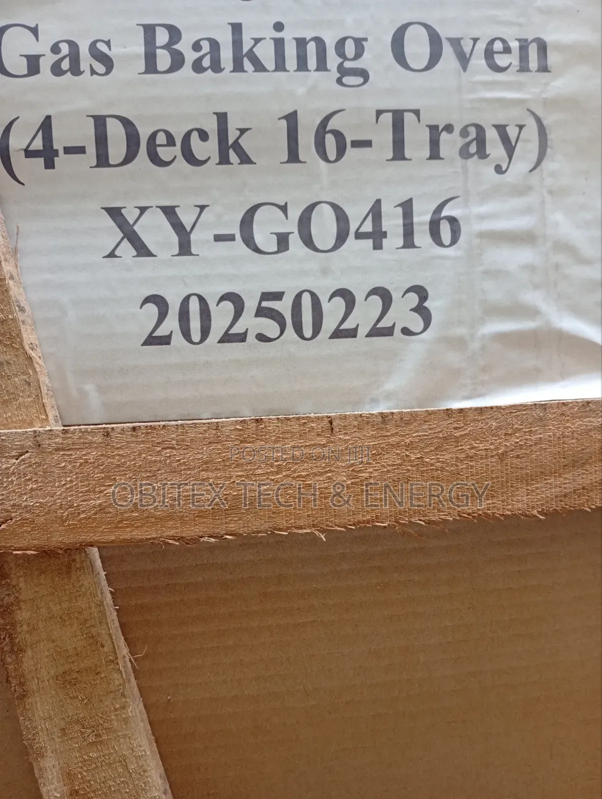 Industrial Gas Oven – HMJ-416q | 220v(4 Deck 16 Tray)