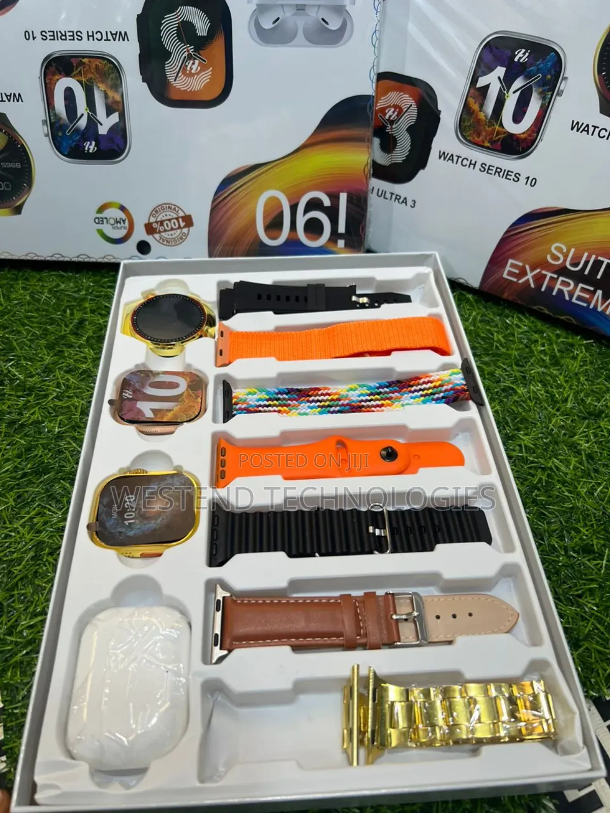 I90 Suit Extreme 3watches and 1 Earpod With 7strap