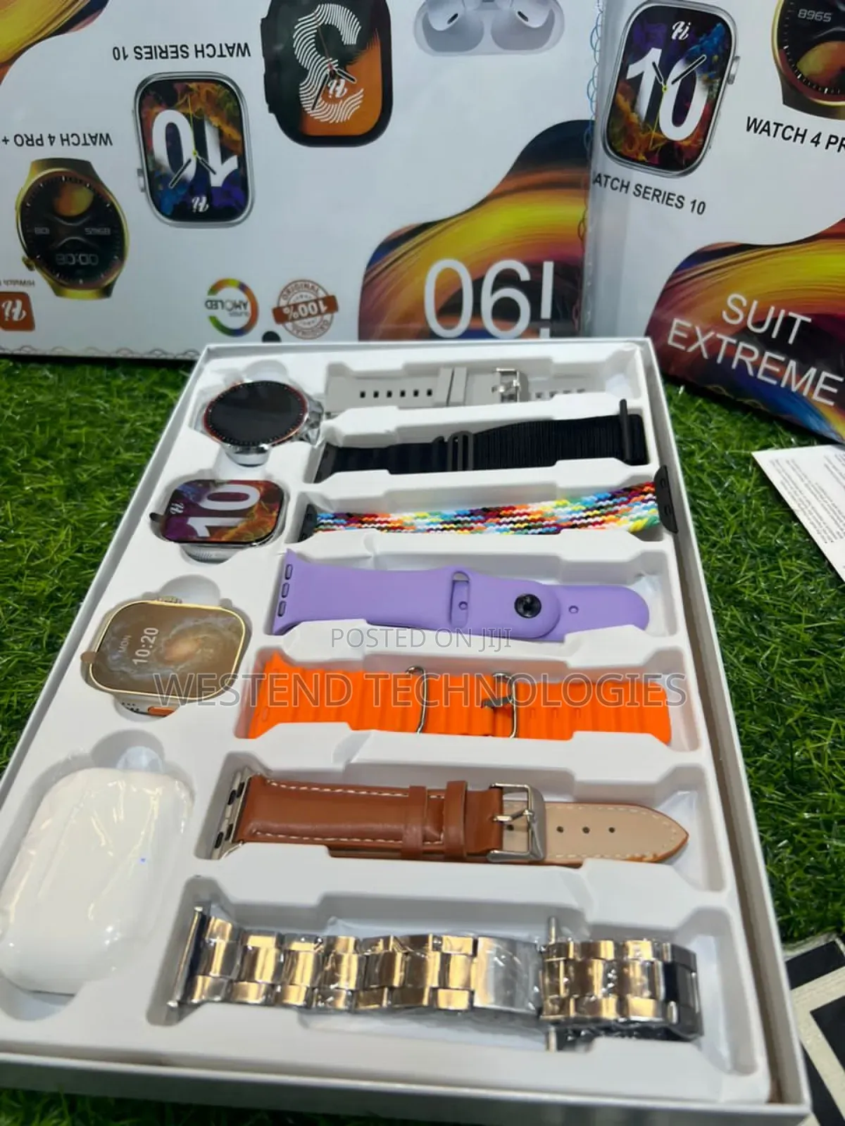 I90 Suit Extreme 11in1 Smart Watch With 3watch and 1 Earpod