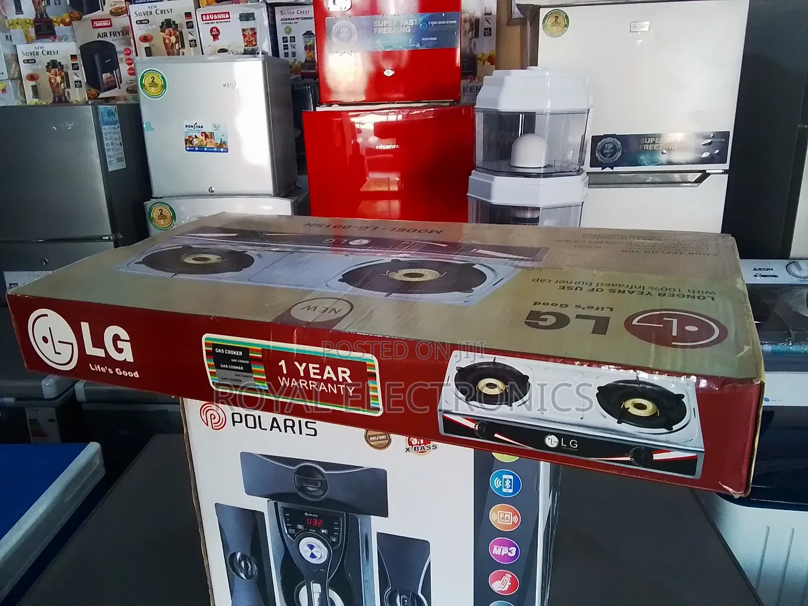 Very New Lg Double Burner Gas Cooker
