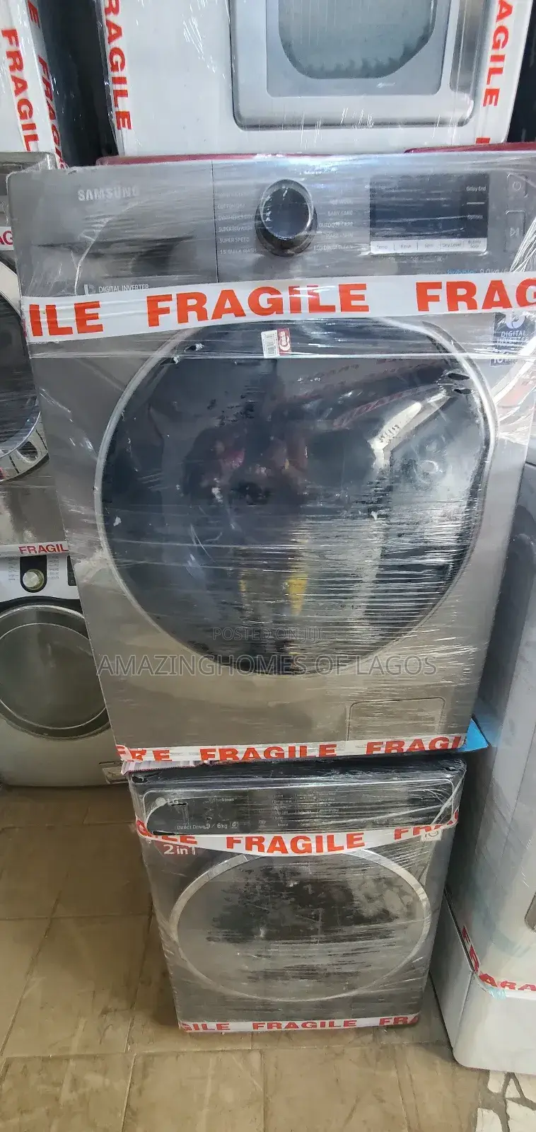 Digital Inverter Samsung Wash and Dry Washing Machine 9/6kg