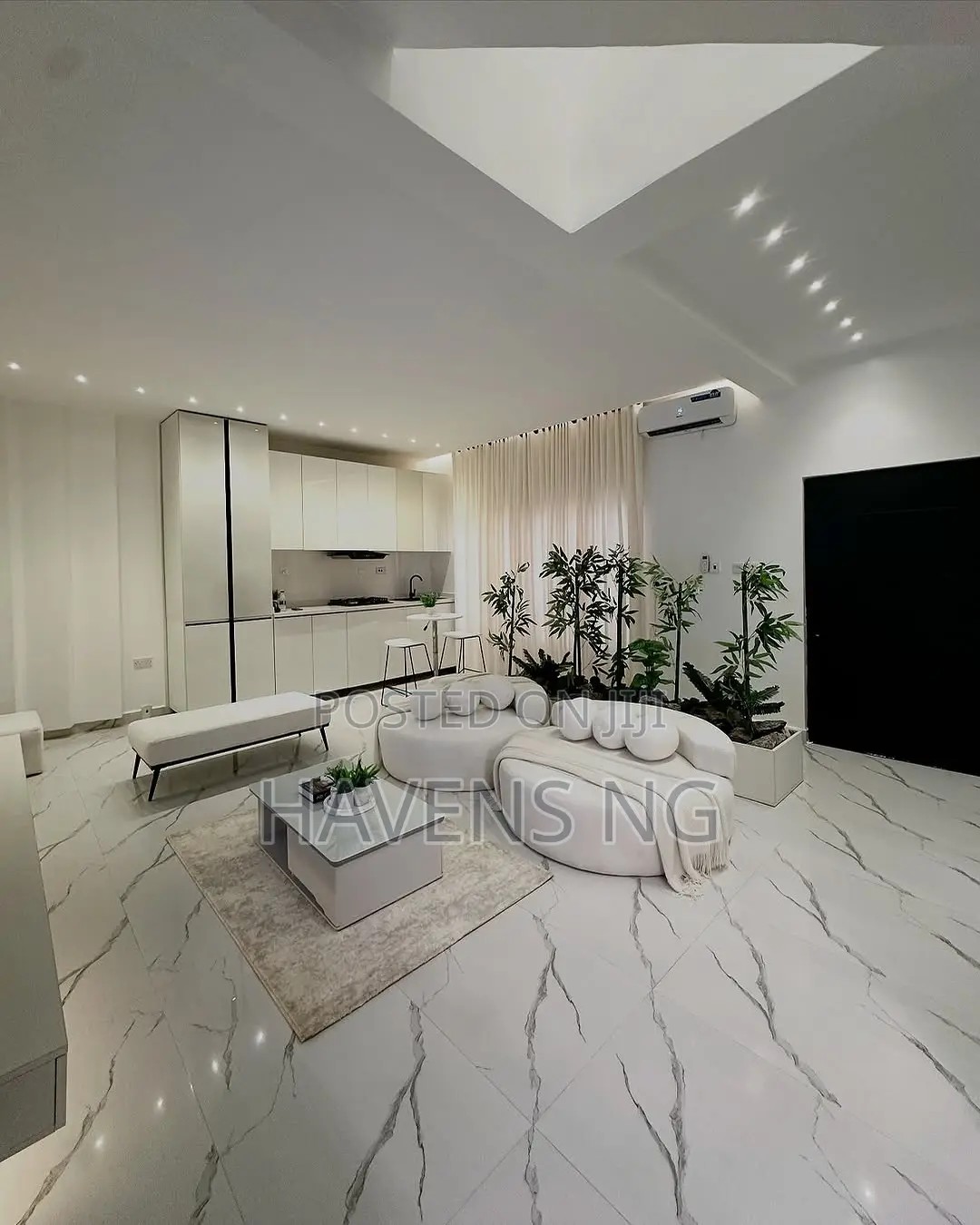Luxury 3-Bedroom All-White Aesthetic Apartment