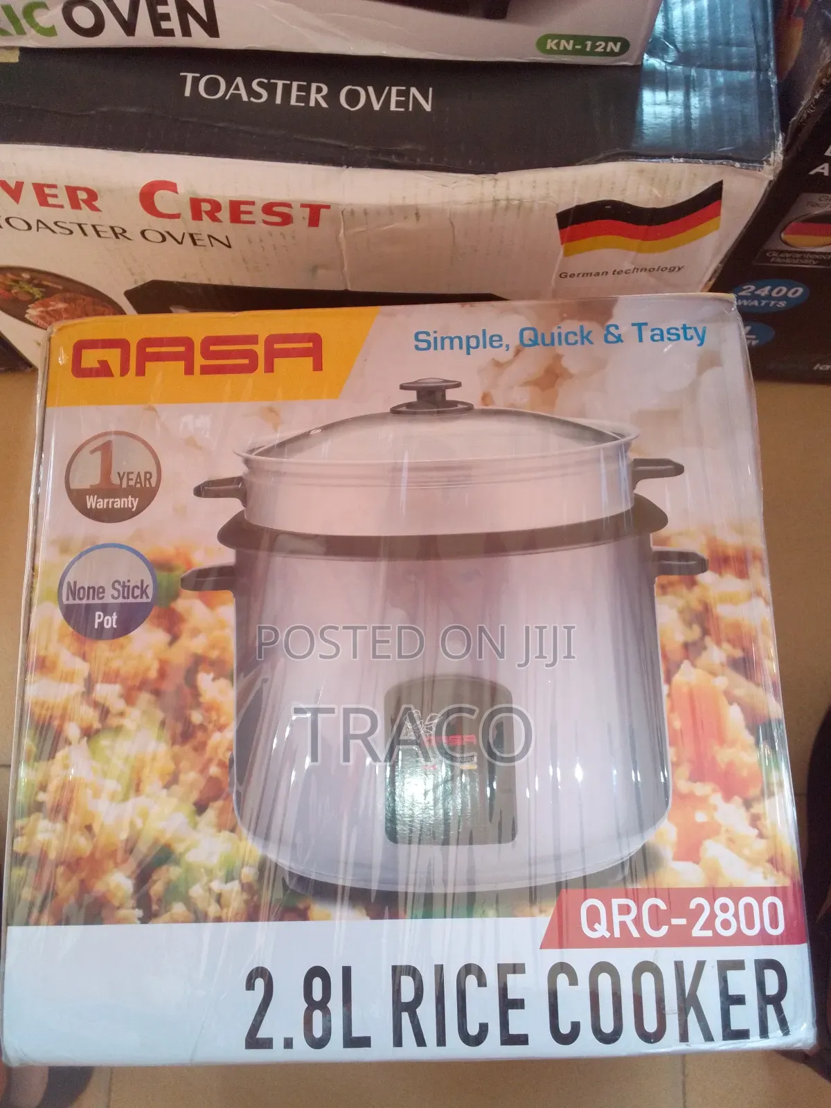 Qasa Rice Cooker 2.8 Litres