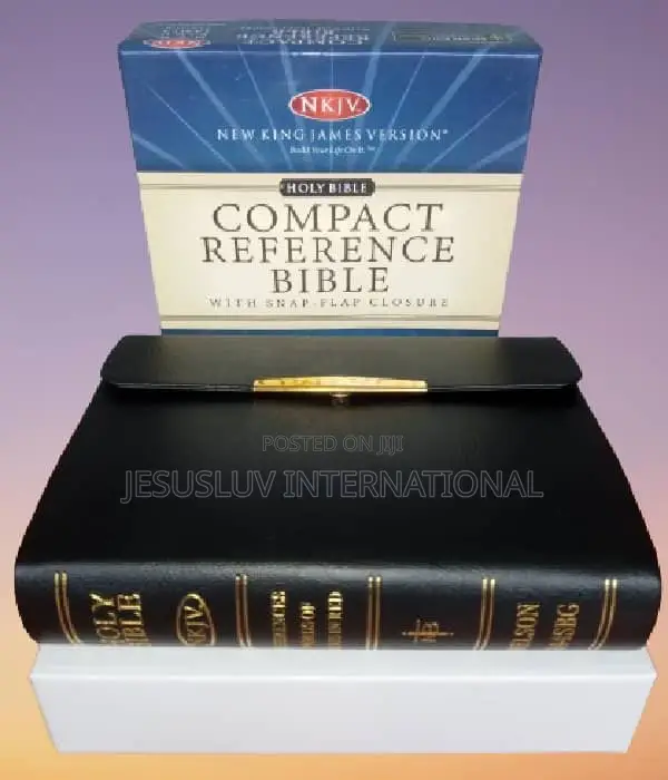 NKJV Compact Bible With Stylish Snap-Flap Leather Cover