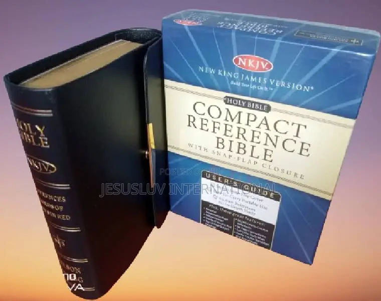 NKJV Compact Bible With Stylish Snap-Flap Leather Cover