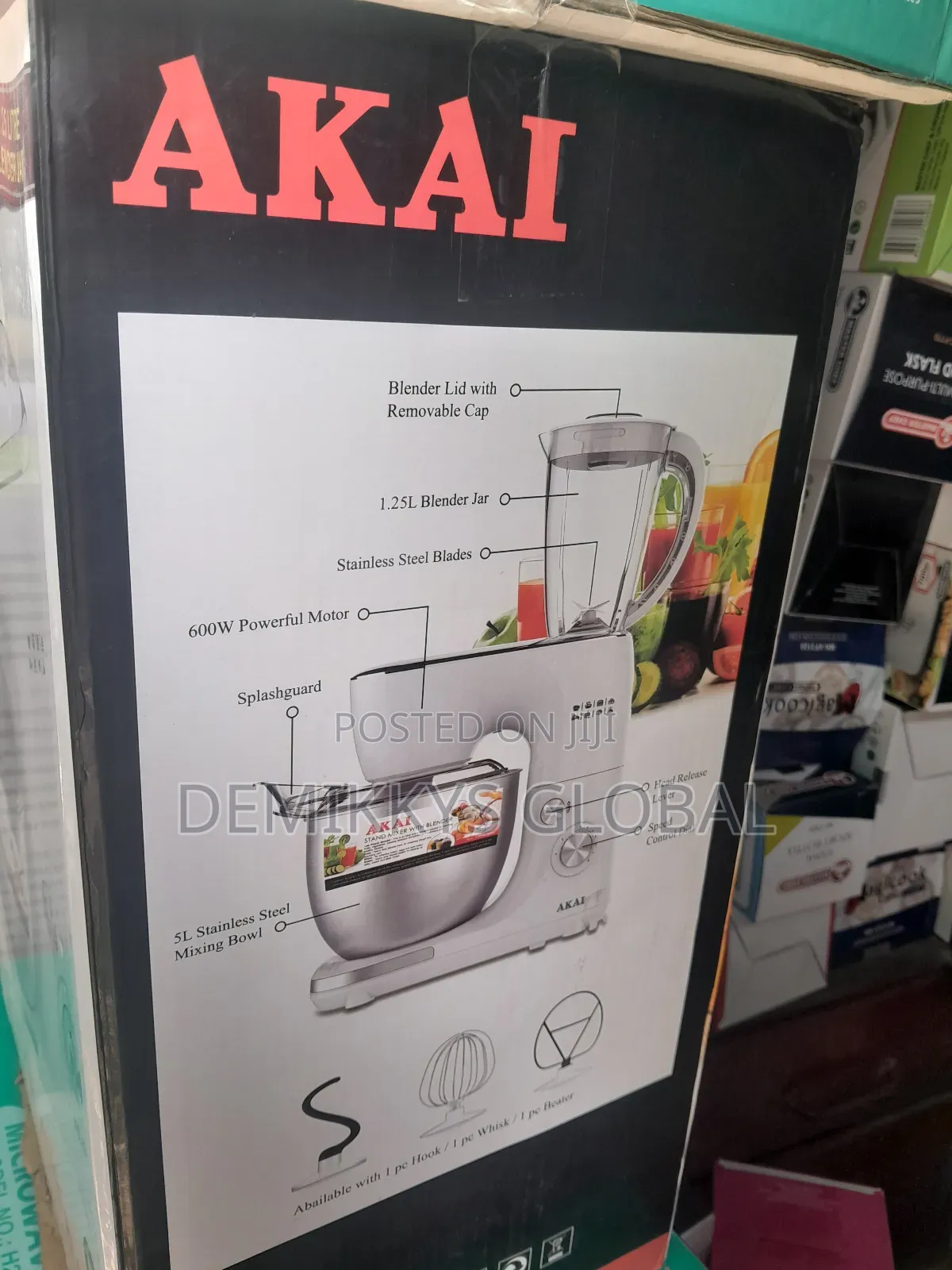 Akai Stand Mixer With Blender 5l