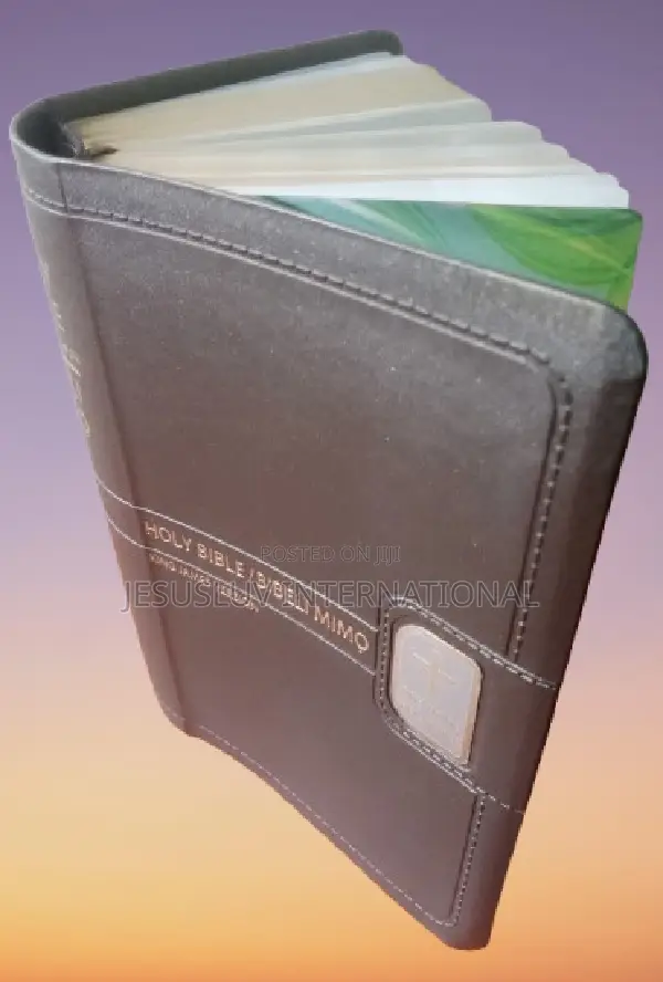 English Yoruba Holy Bible Side by Side Bonded Leather