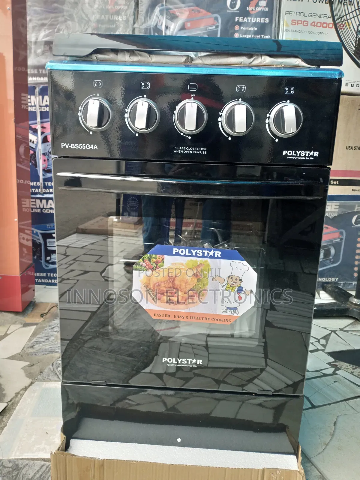 Polyster Standing Gas Oven 50*50