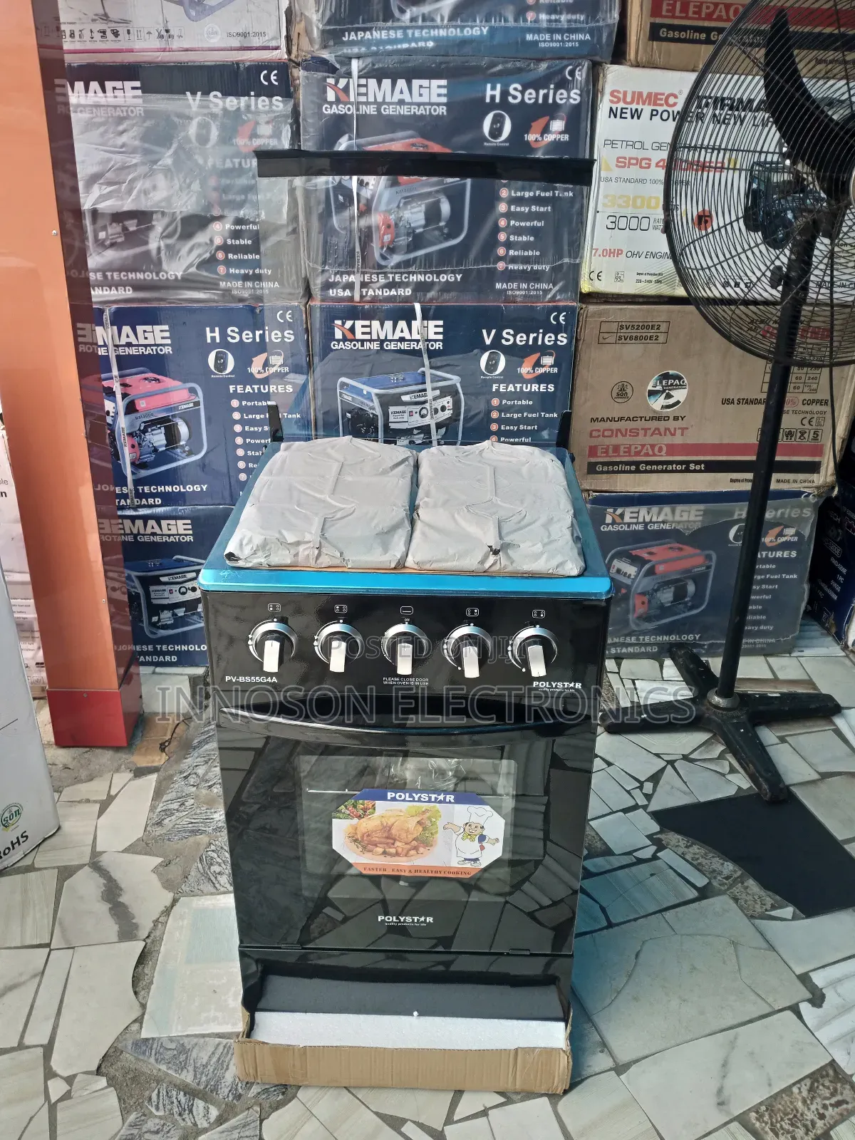 Polyster Standing Gas Oven 50*50