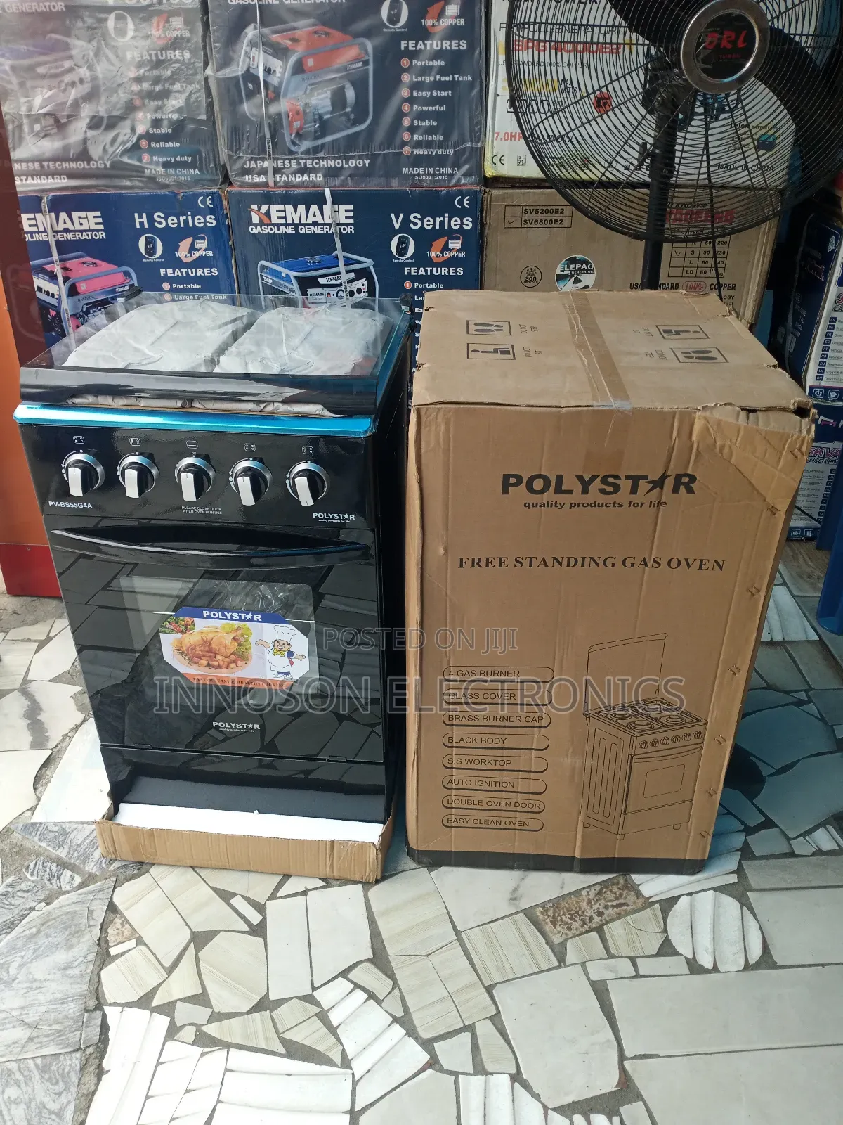 Polyster Standing Gas Oven 50*50