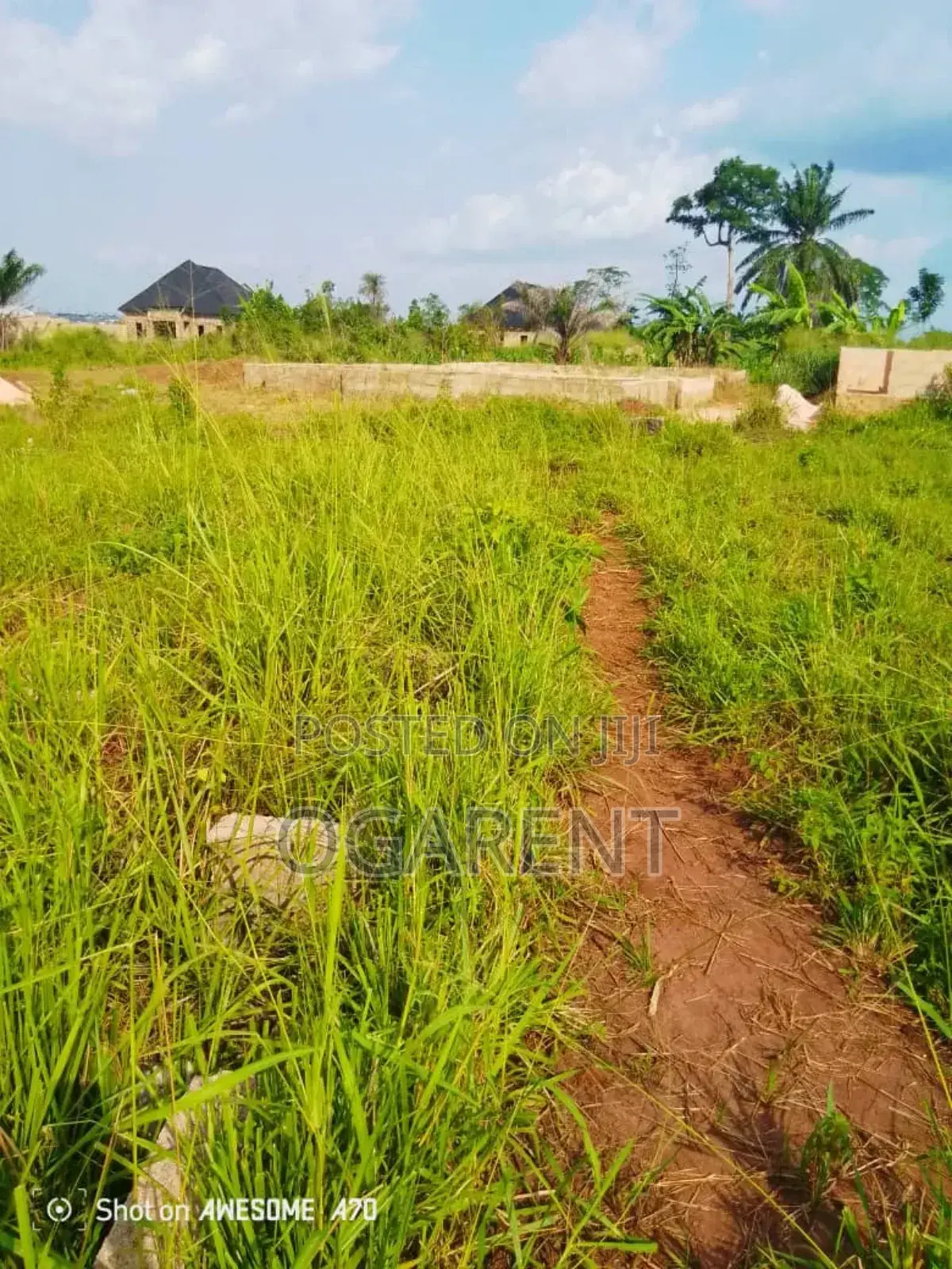 Land Measuring 100*100at Egba