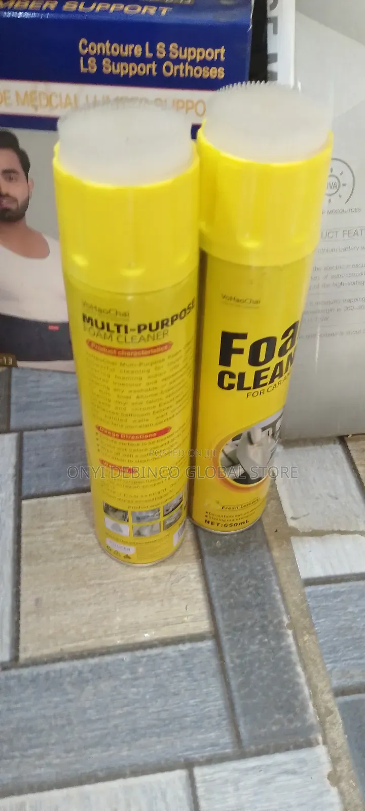 Multi-Purpose Foam Cleaner Spray for Kitchen, Carpet and Car