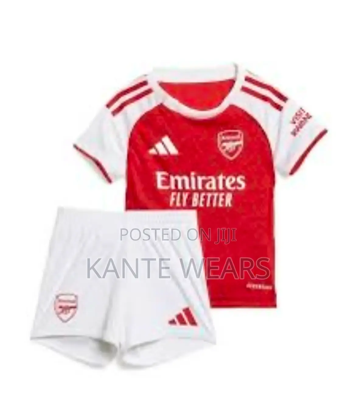 Kids Arsenal 2025/2026latest Home Jersey - Top Shorts