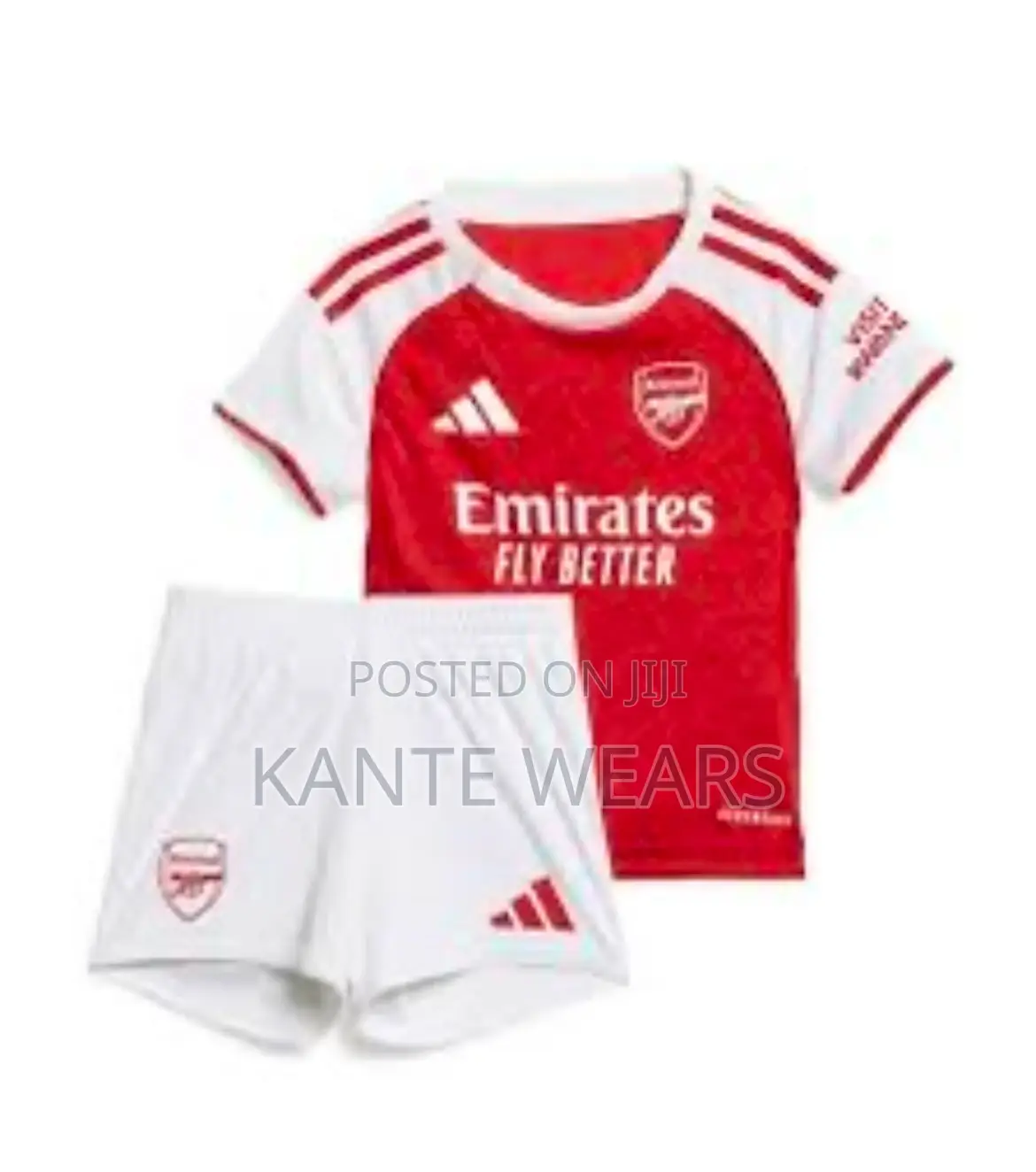Kids Arsenal 2025/2026latest Home Jersey - Top Shorts