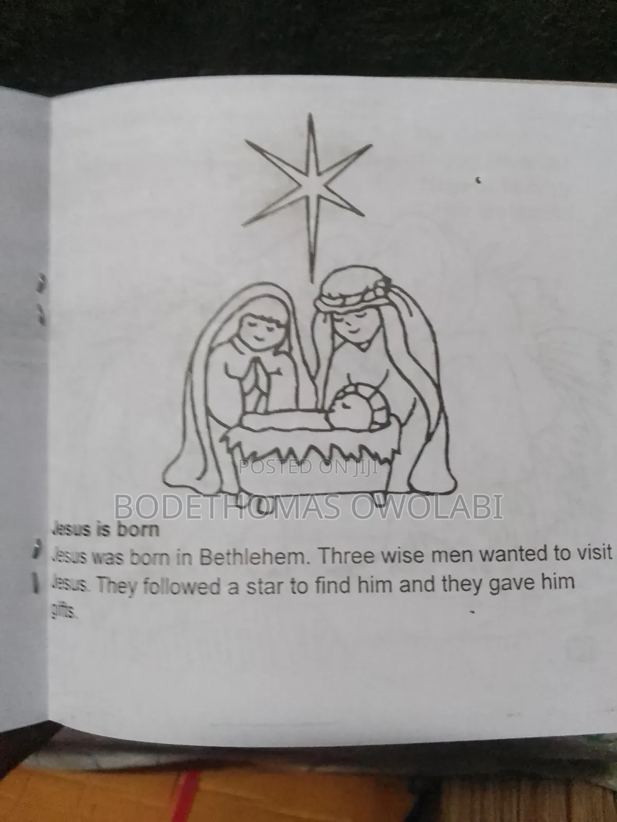 Children Bible Colouring Storybook