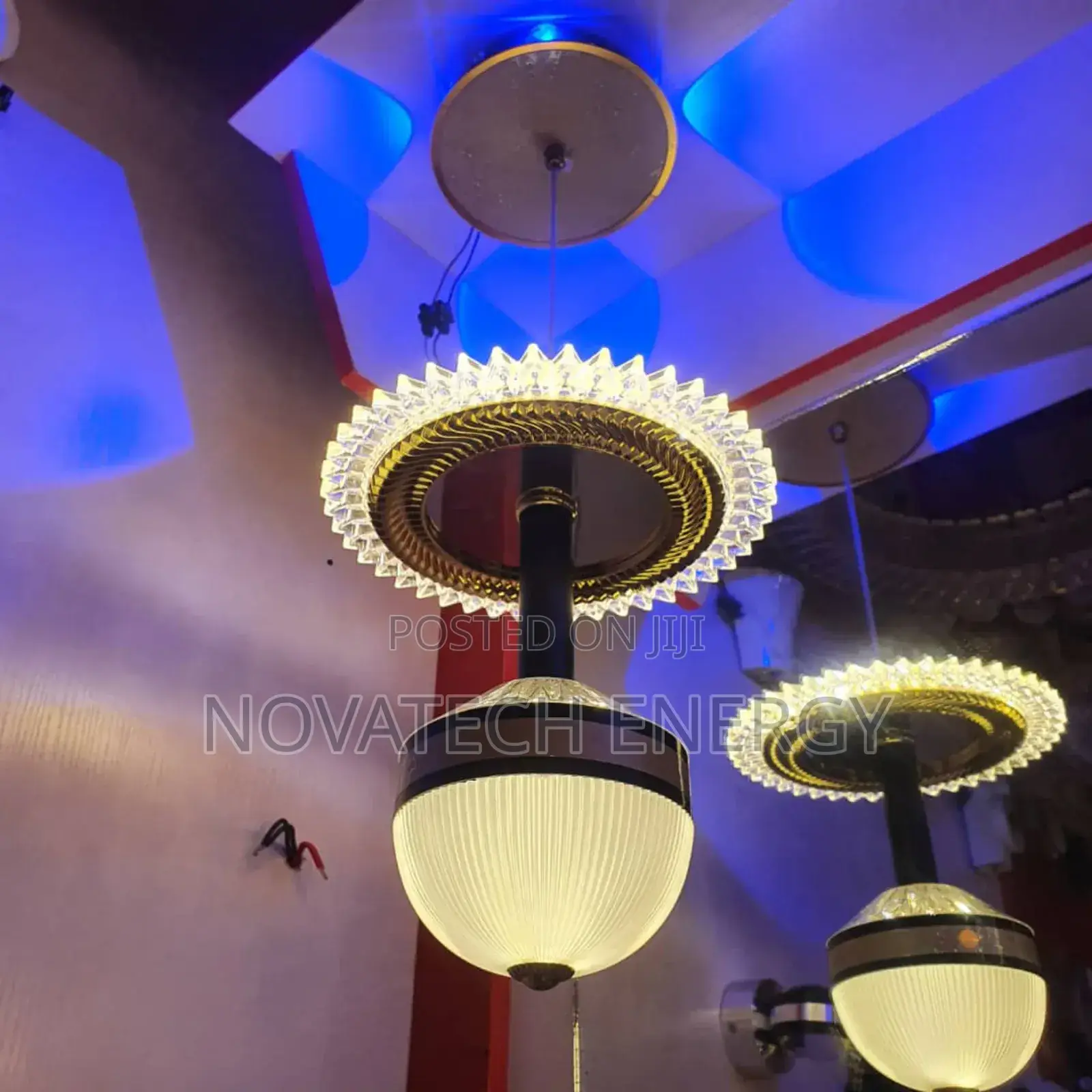 Single Dropping Pendant With Multiple Led Light Colours