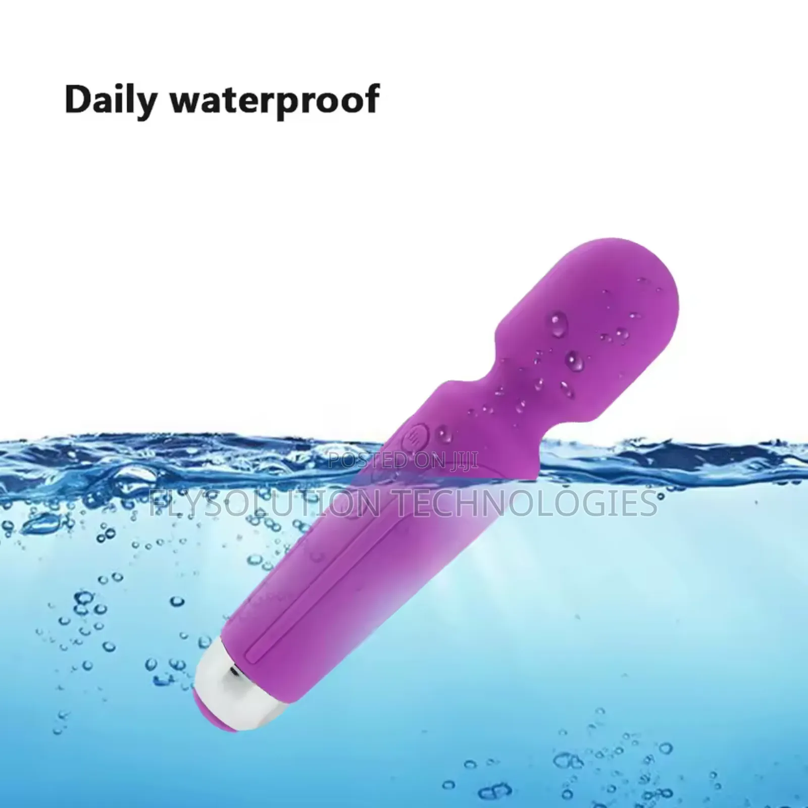 Powerful Magic Wand Massager 20 Vibration Modes (Purple)