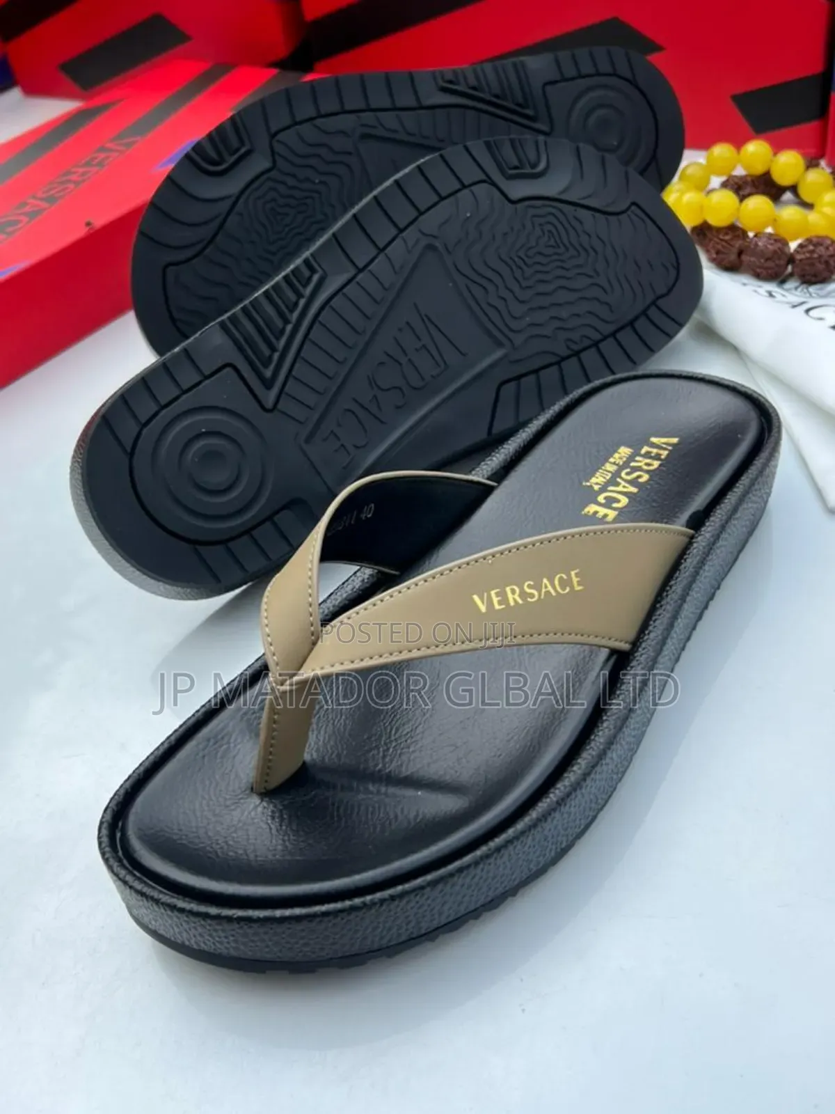 Pure Italian Leather Slippers!;Men!