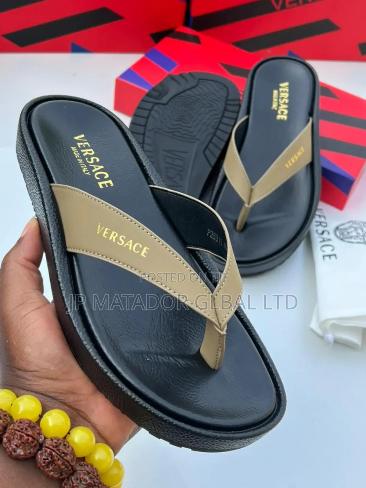 Pure Italian Leather Slippers!;Men!