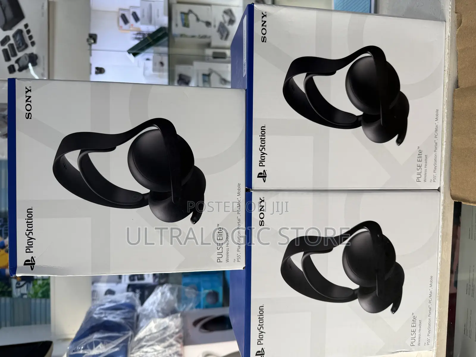 New Sony Playstation 5 Pulse Elite Black Wireless Ps5 Headset