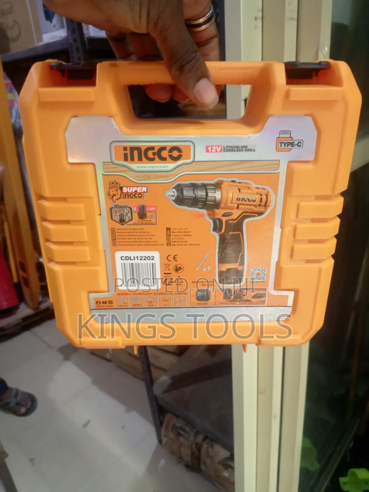 12v Corldeless Drill Ingco