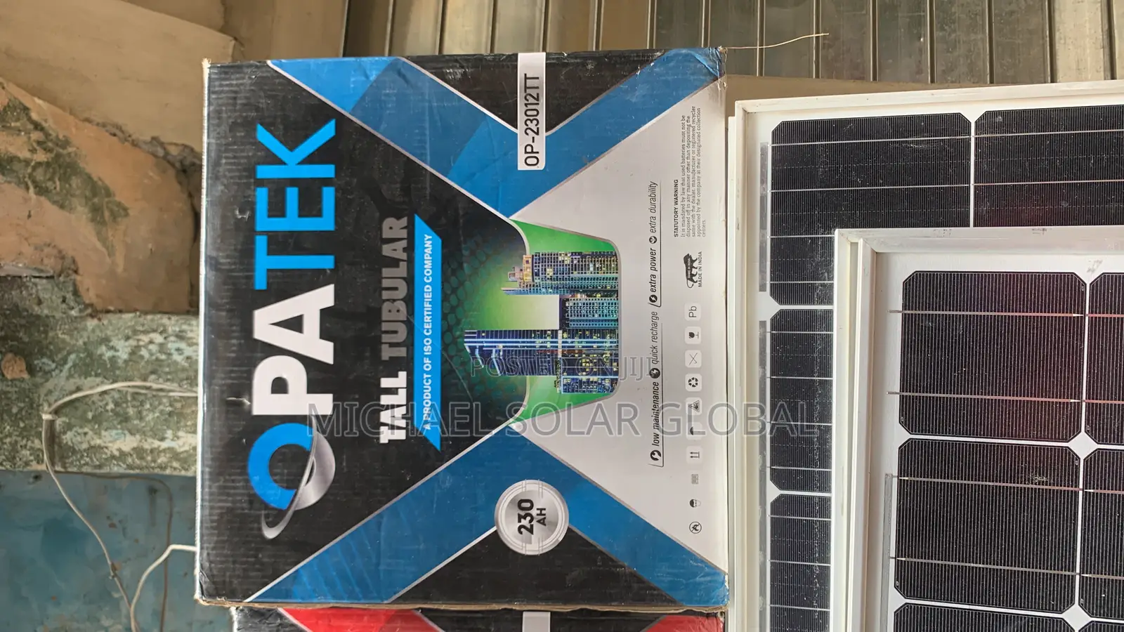 230ah Opatek Tubular Battery