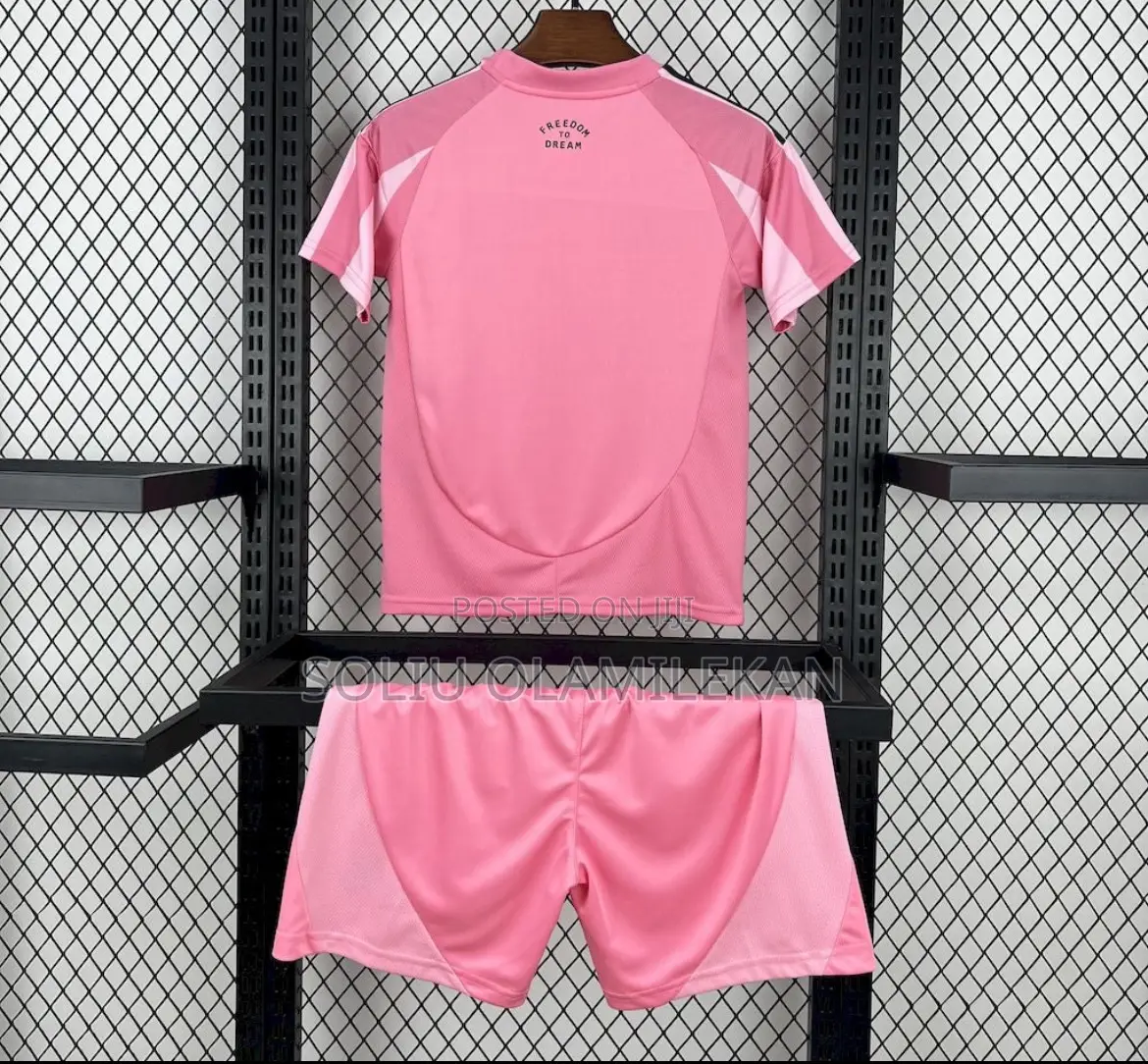 Inter Miami Home Kids Jersey 2025/26 Top Shorts