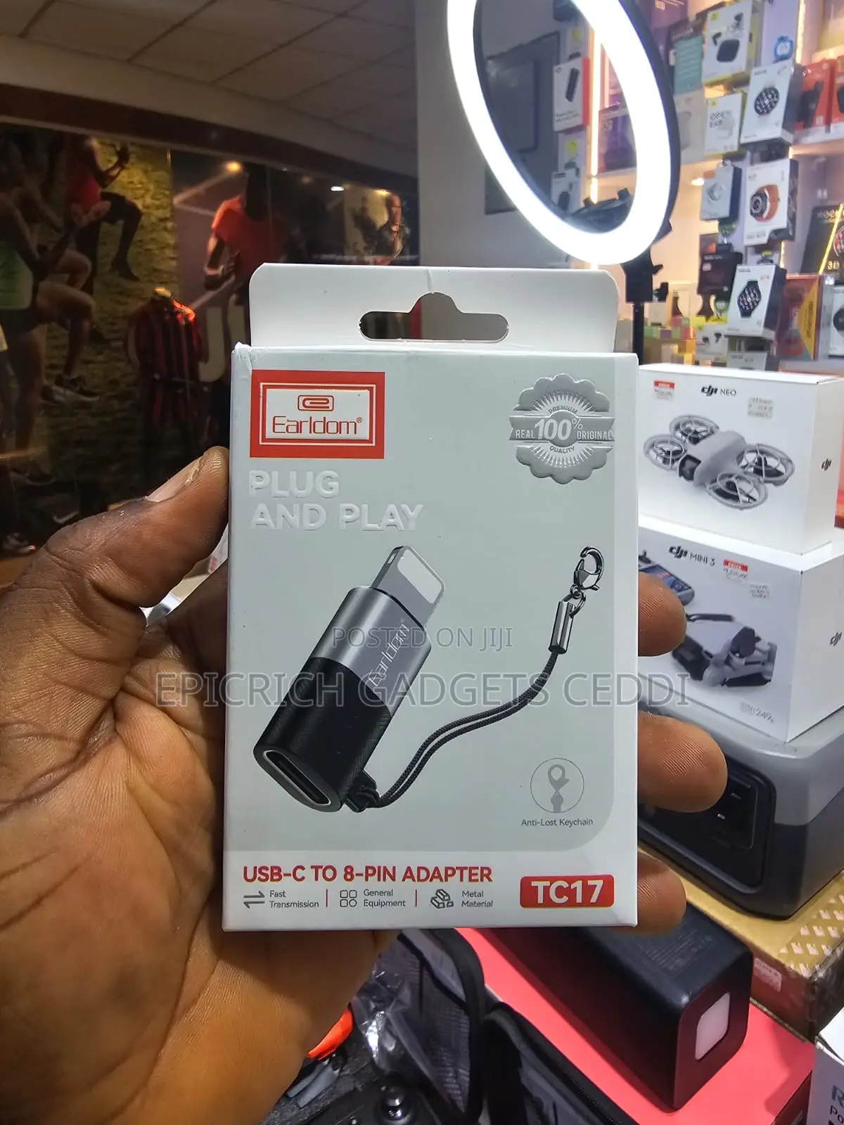 Usb-C to Lightening Adapter.