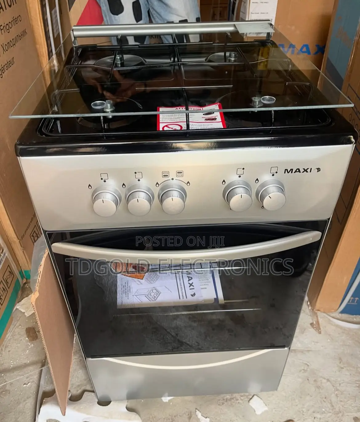 Maxi 50/50 Gas Cooker 4 Gas