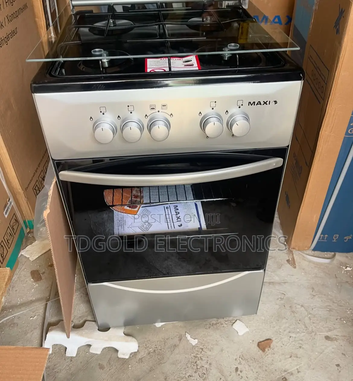 Maxi 50/50 Gas Cooker 4 Gas
