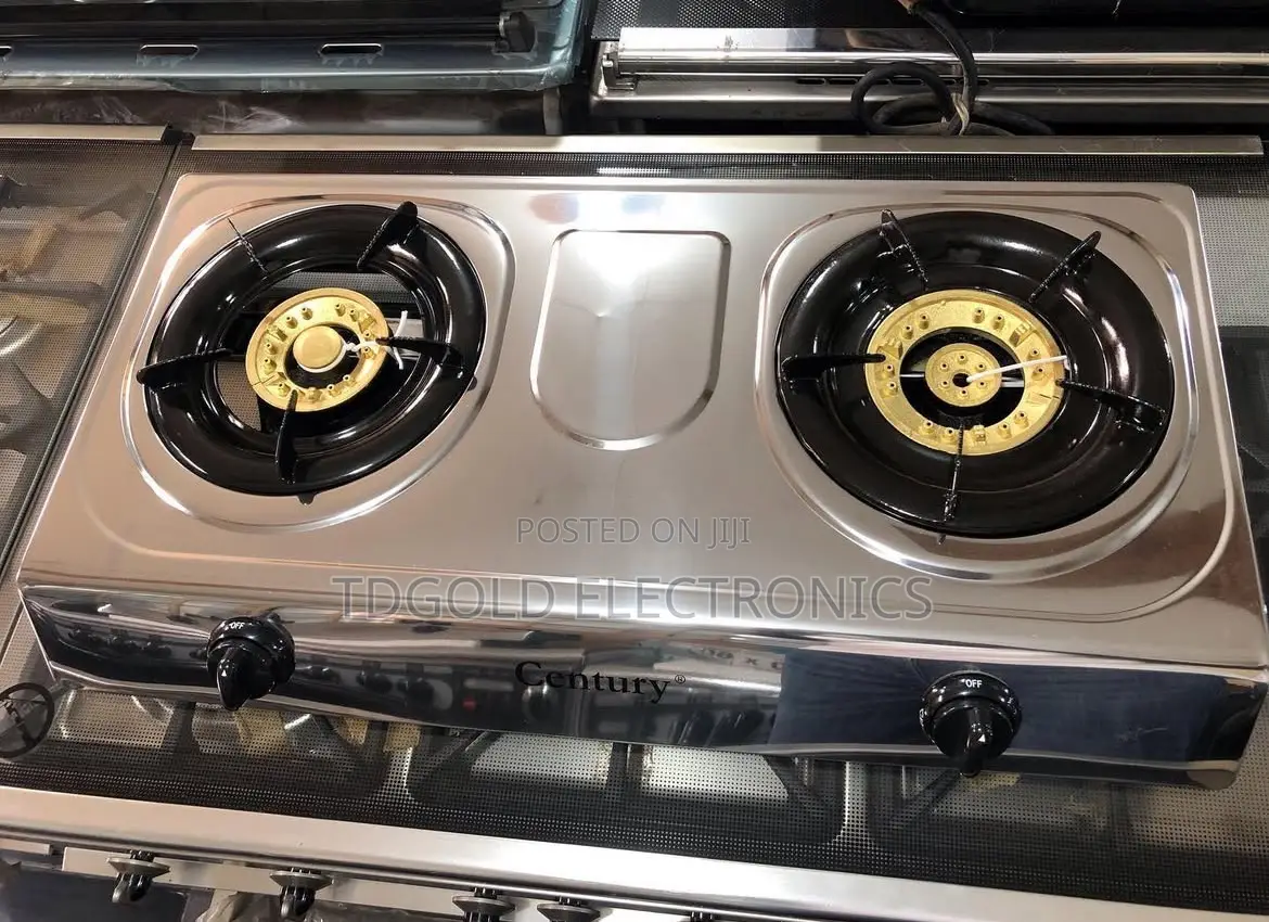 Century 2-Burner Stainless Steel Gas Cooker