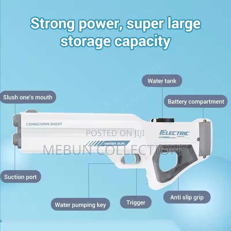 Fully Automatic Electric Burst Water Gun High Pressure