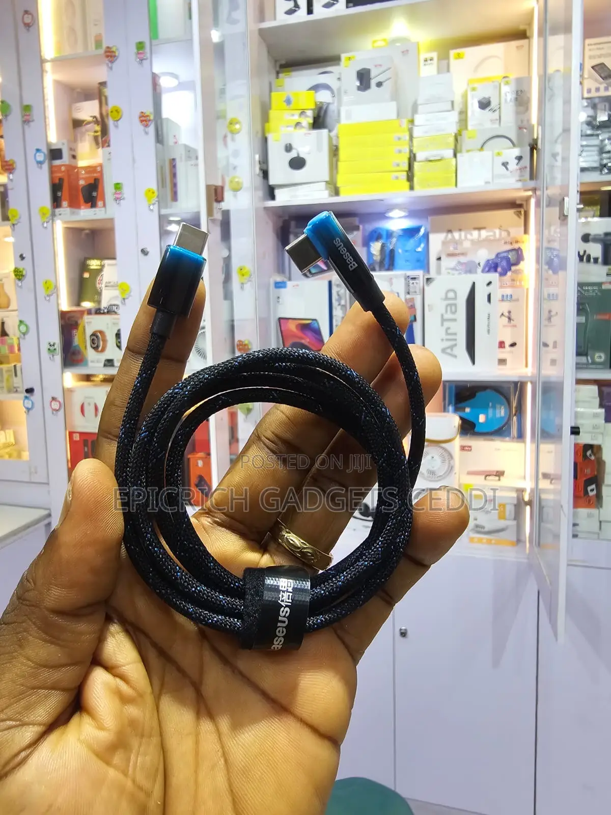 Baesus Bent Head Usb C to Usb C