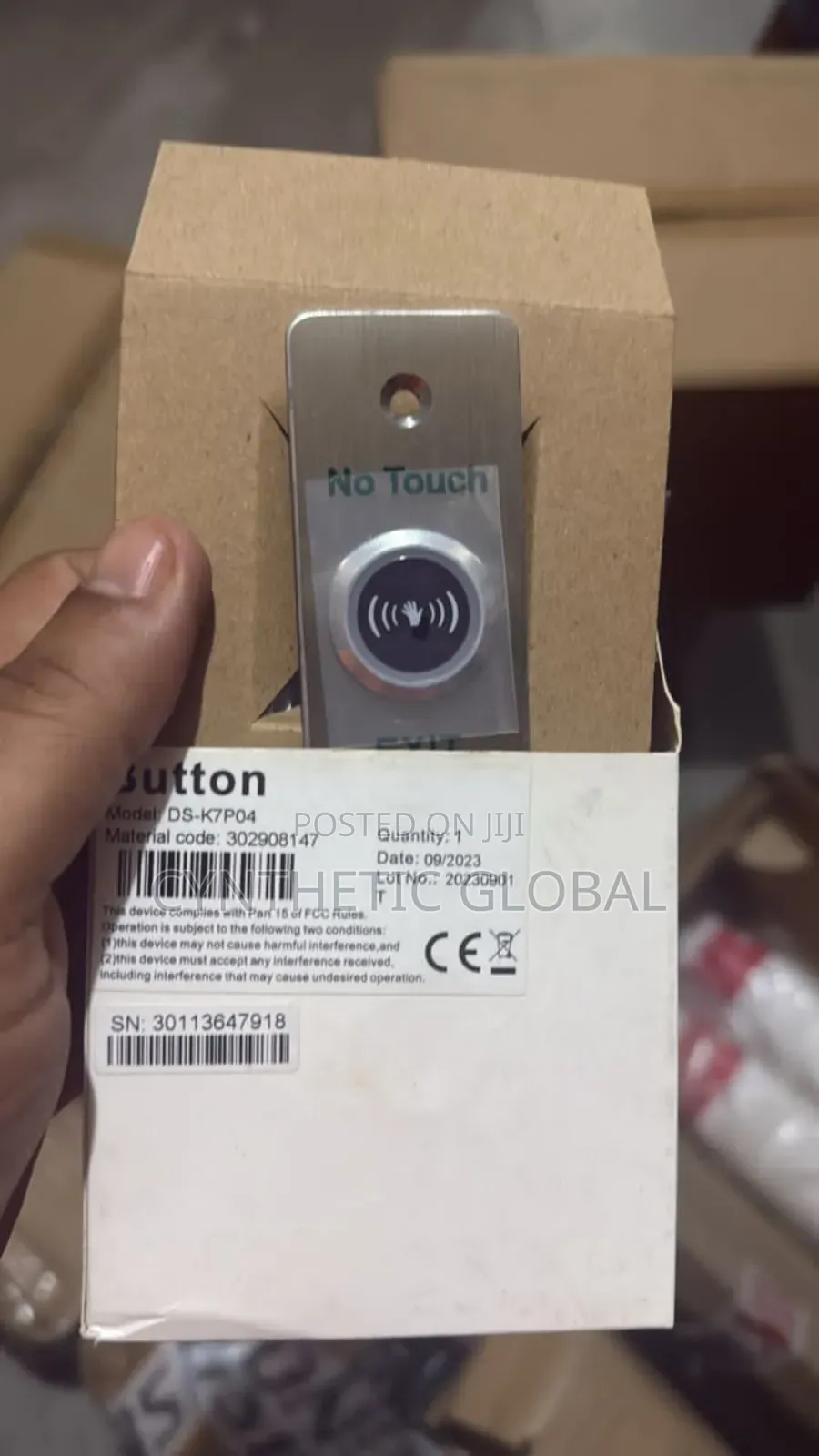 Ds_k7po4 Hikvision Non Touch Exit Button for Access Control