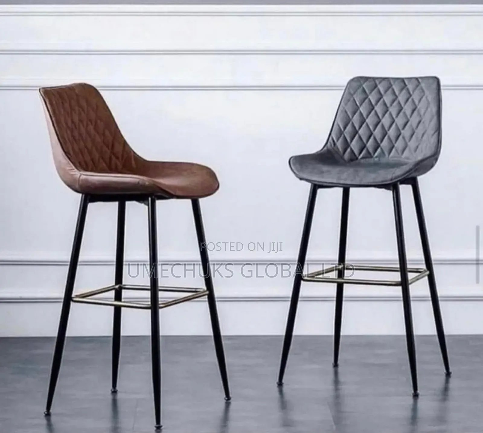 Unique Quality Long Leather Bar Chair