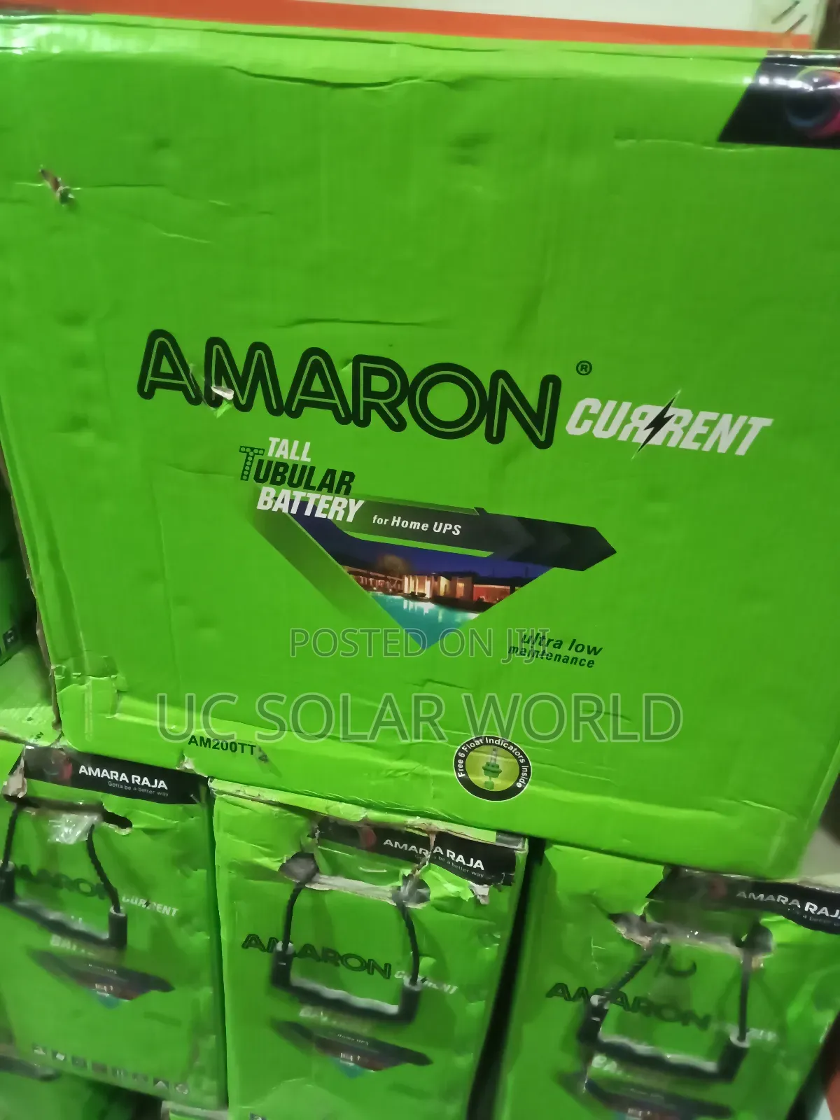 Amaron Current 200a Solar Tubular Battery