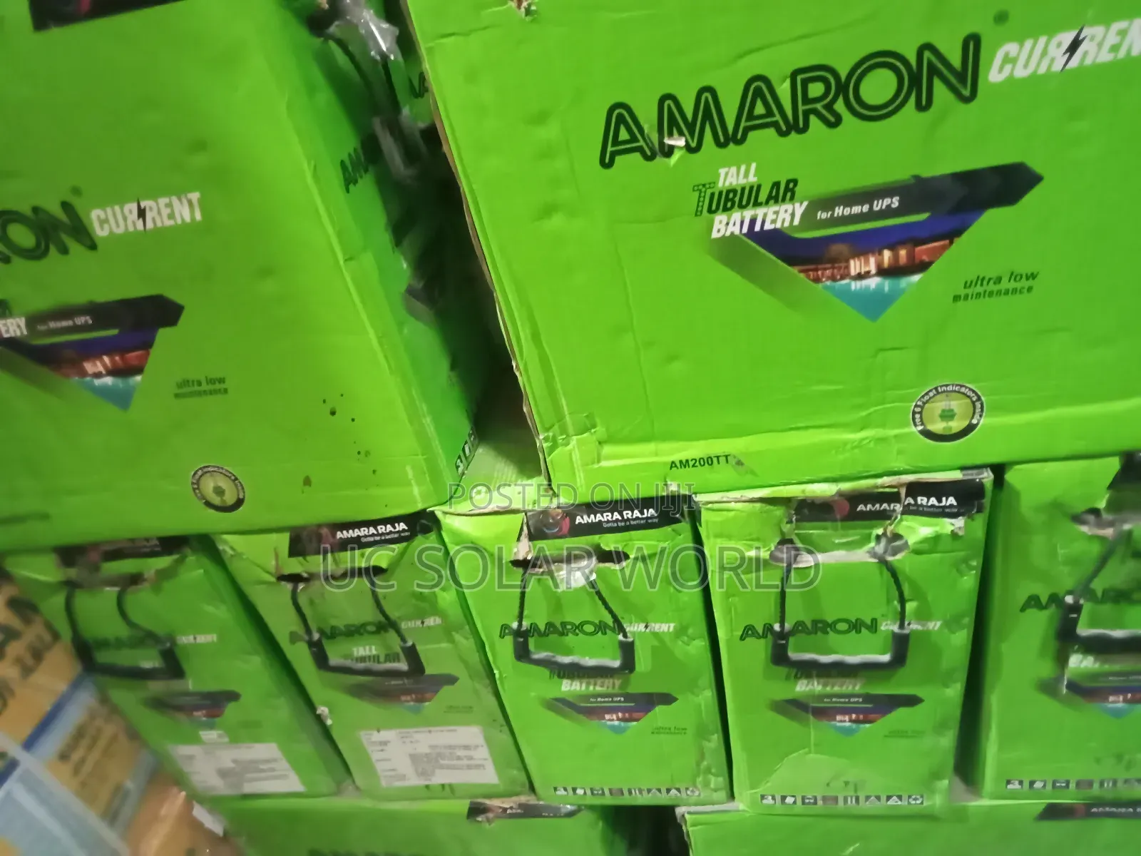 Amaron Current 200a Solar Tubular Battery