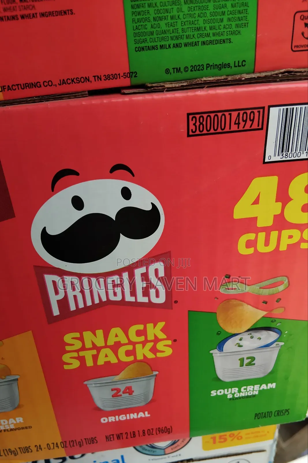 Pringles Snack Stacks Variety Pack (48 Cups)