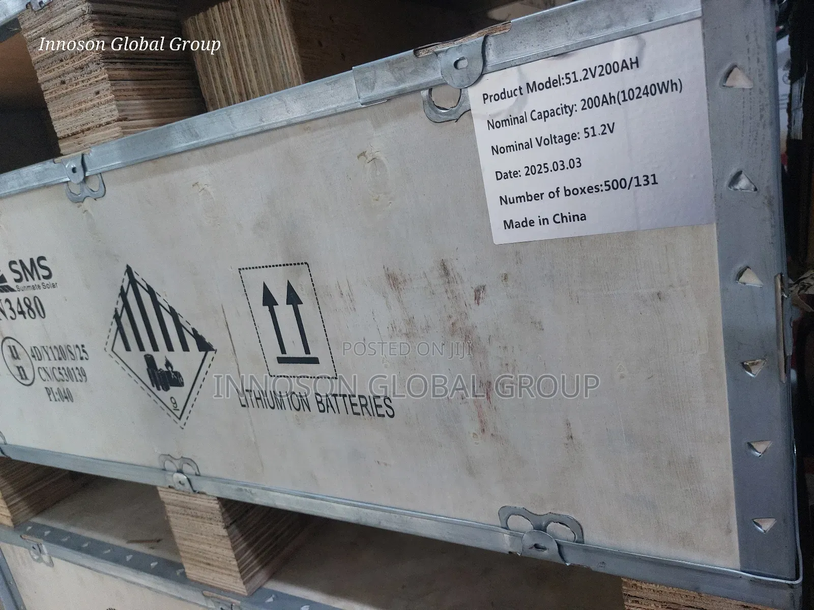 10kwh 51.2v Sms Lithium Battery
