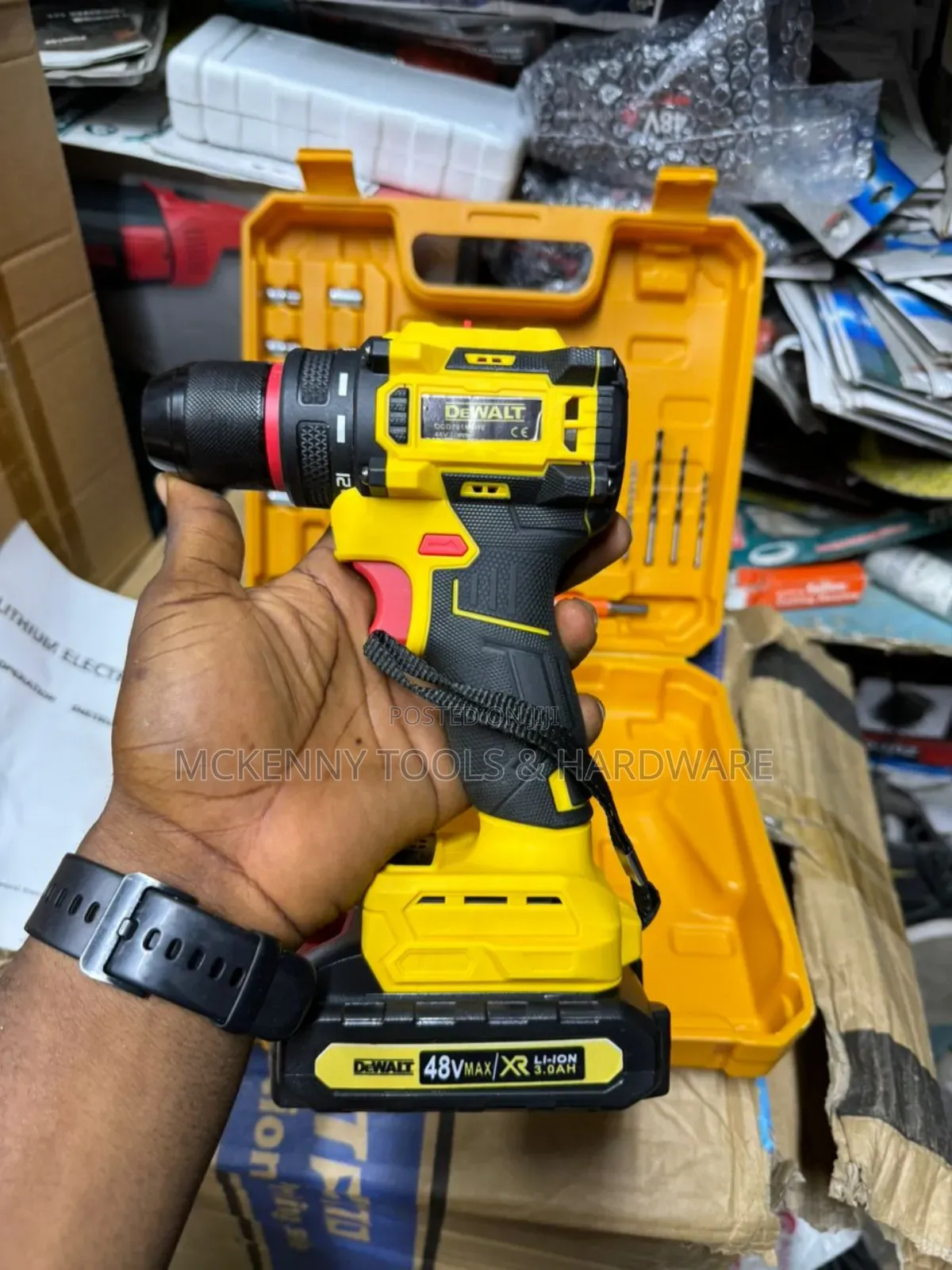 Cordless Drill Driver for Dewalt 48v Max Lithium-Ion Battery