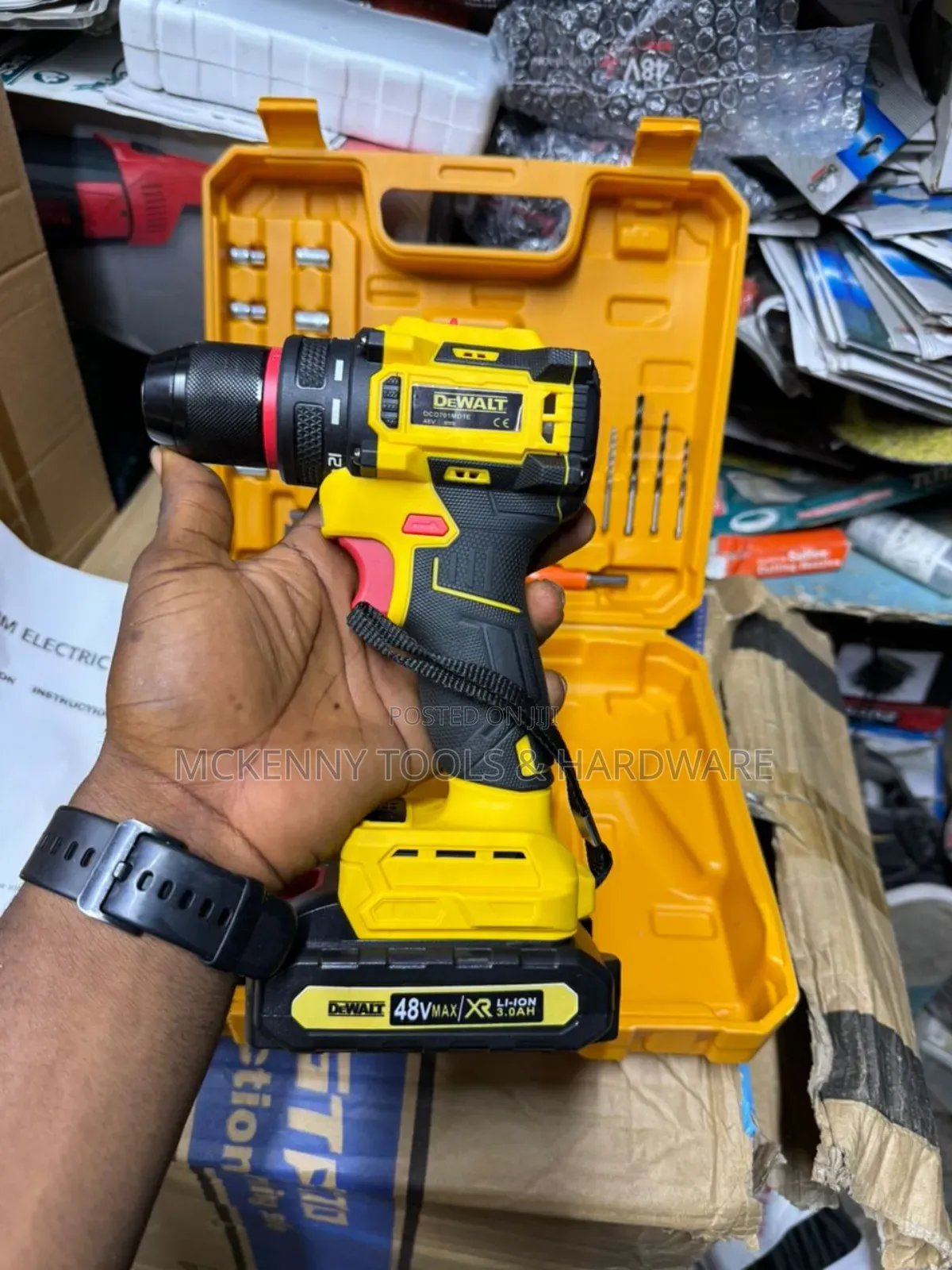 Cordless Drill Driver for Dewalt 48v Max Lithium-Ion Battery