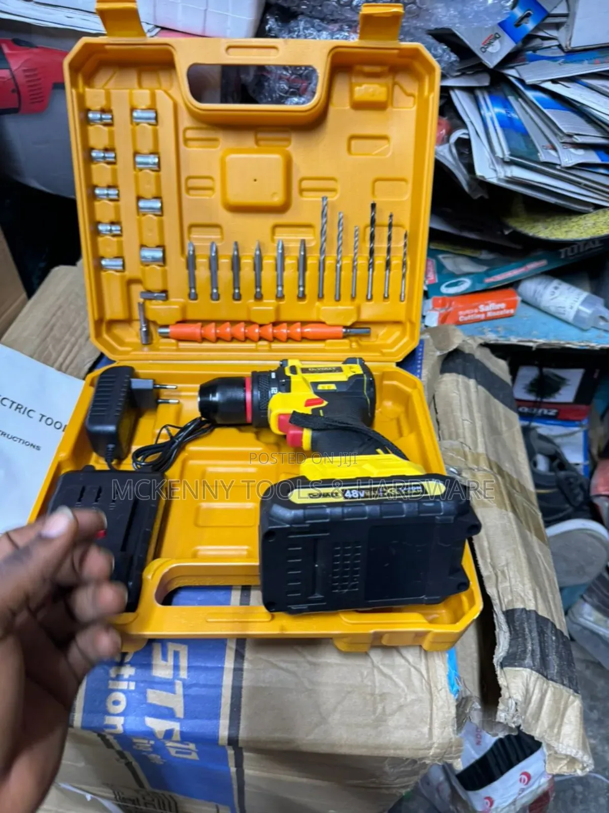 Cordless Drill Driver for Dewalt 48v Max Lithium-Ion Battery