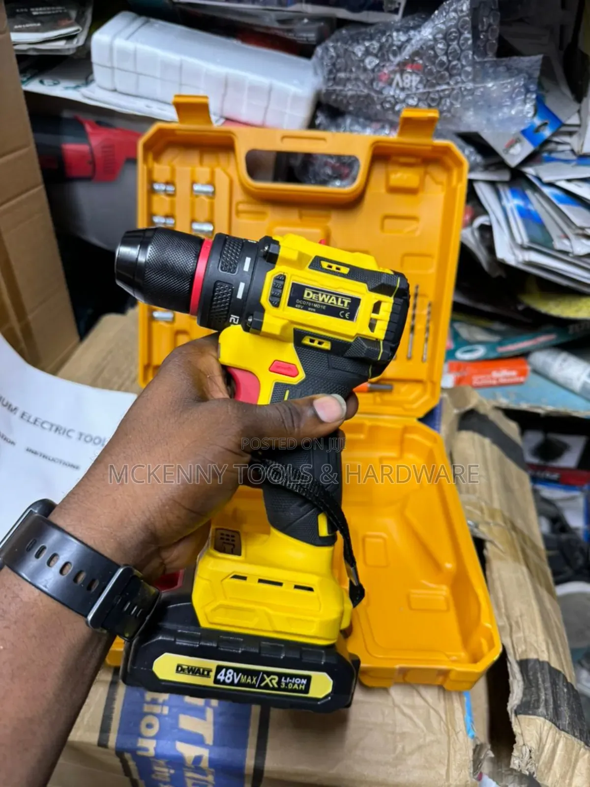 Cordless Drill Driver for Dewalt 48v Max Lithium-Ion Battery