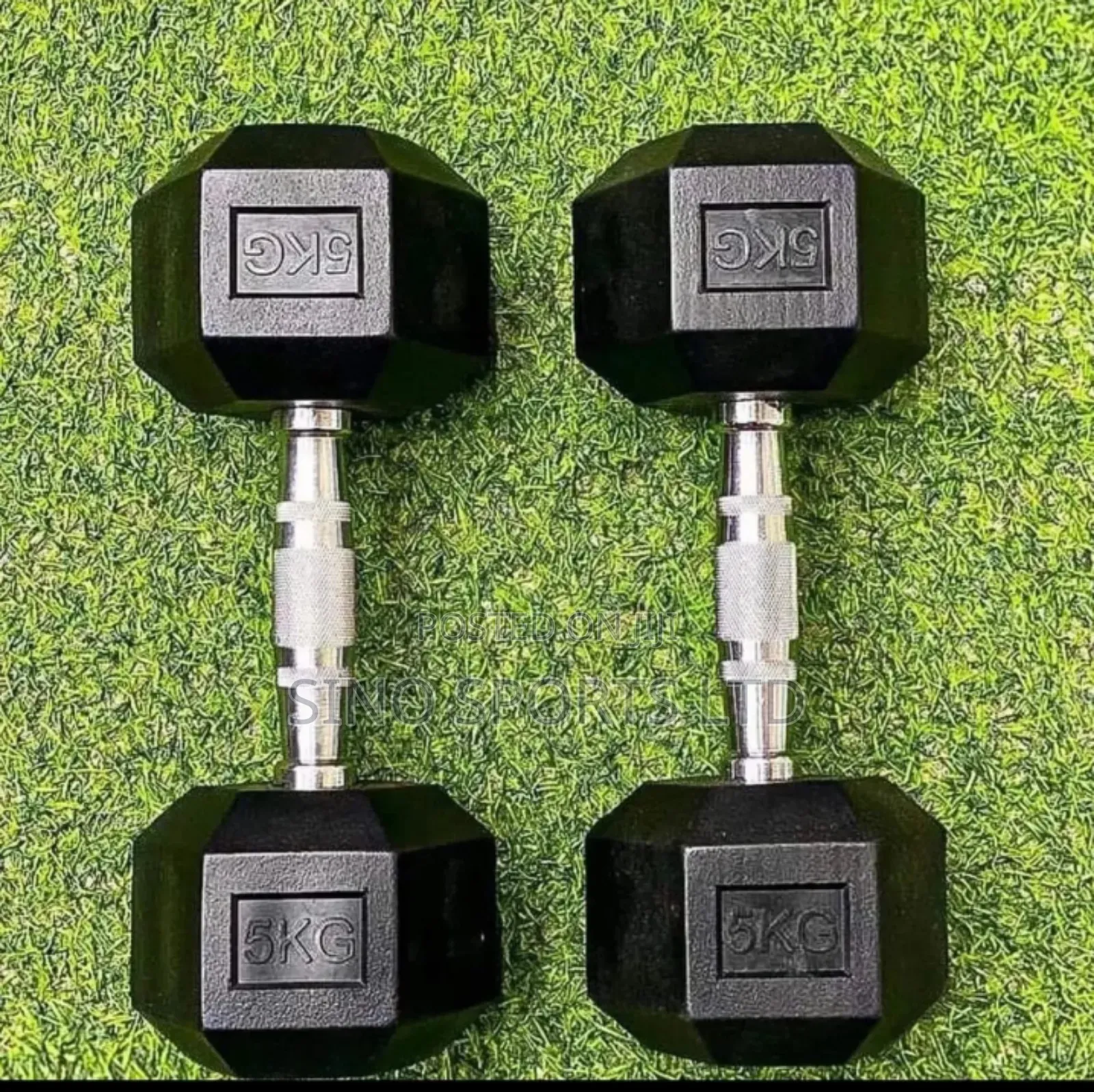 Hexagon Dumbbell ( a Pair of 5kg)