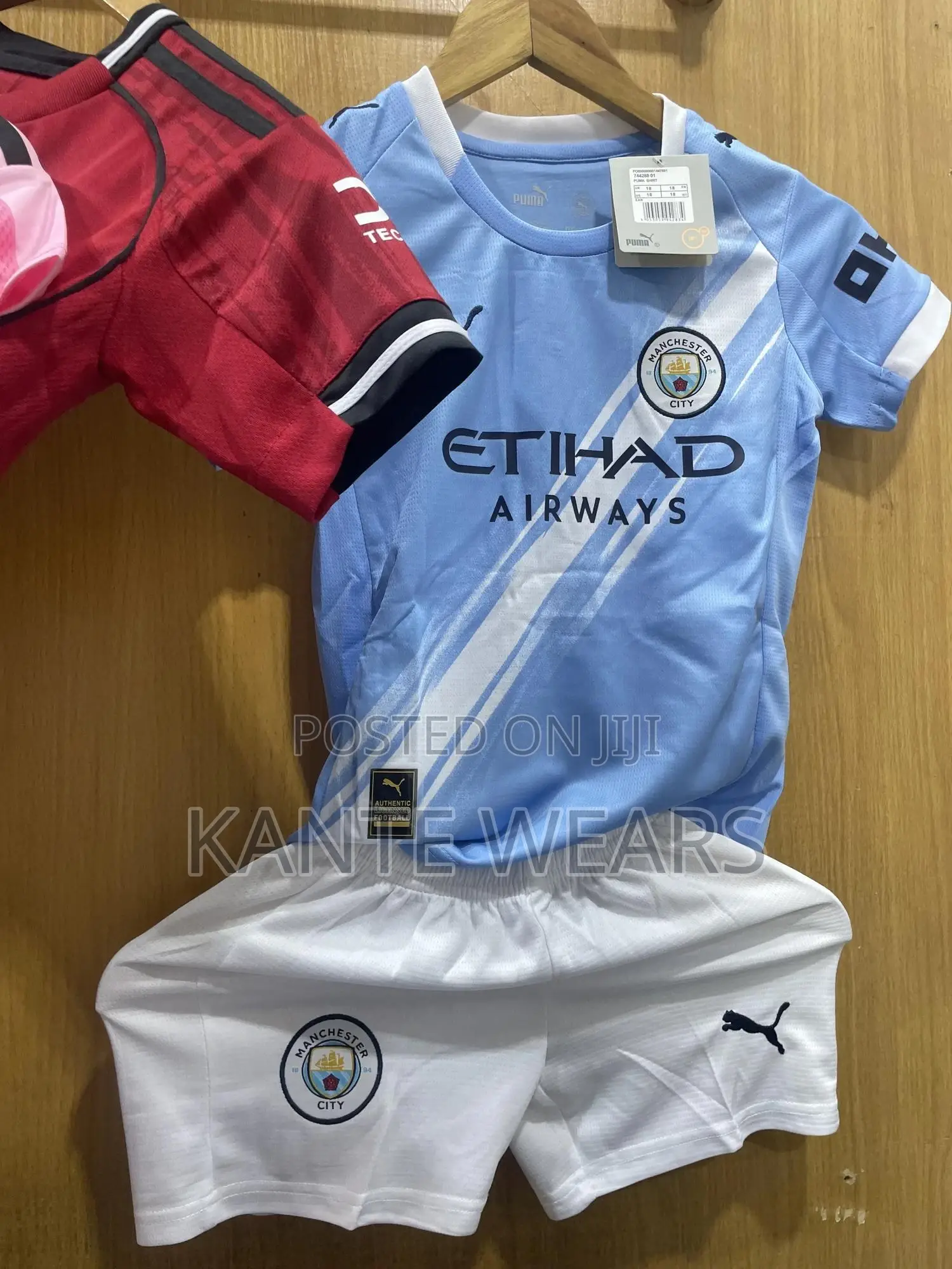 Man City Kids Jersey 2025/26 Top Shorts