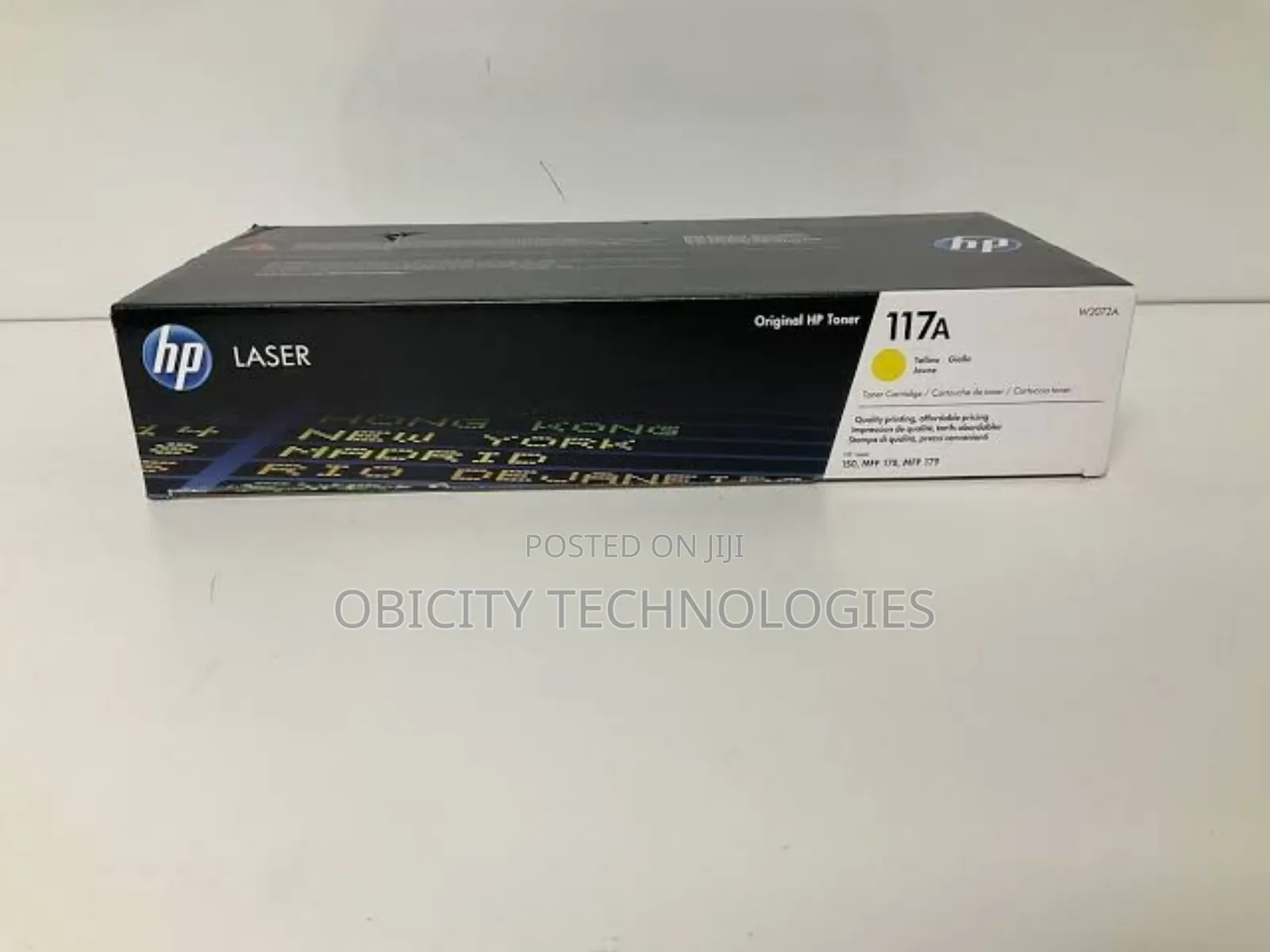 Hp 117a Yellow Original Laser Toner Cartridge (W2072a)