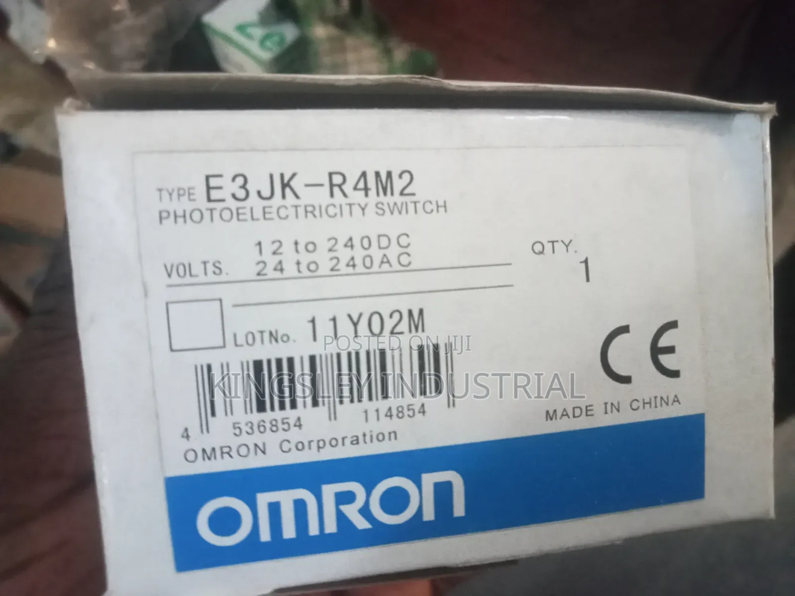 Omron E3jk-R4m2 Photoelectric Switch 24-240v Ac/12-240 Dc