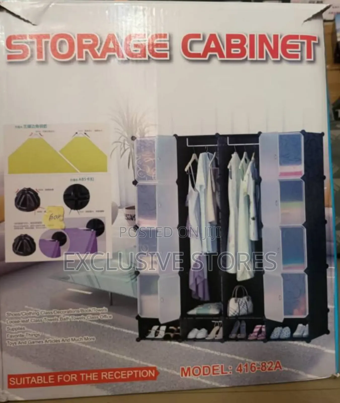 4door Storage Cabinet/Wardrobe