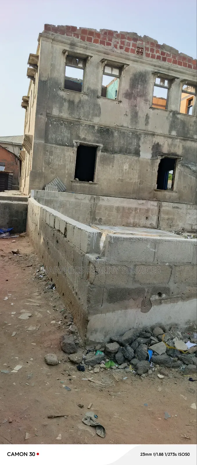 Plot of Land With Old Structure at Along Ebute Rd Ikorodu
