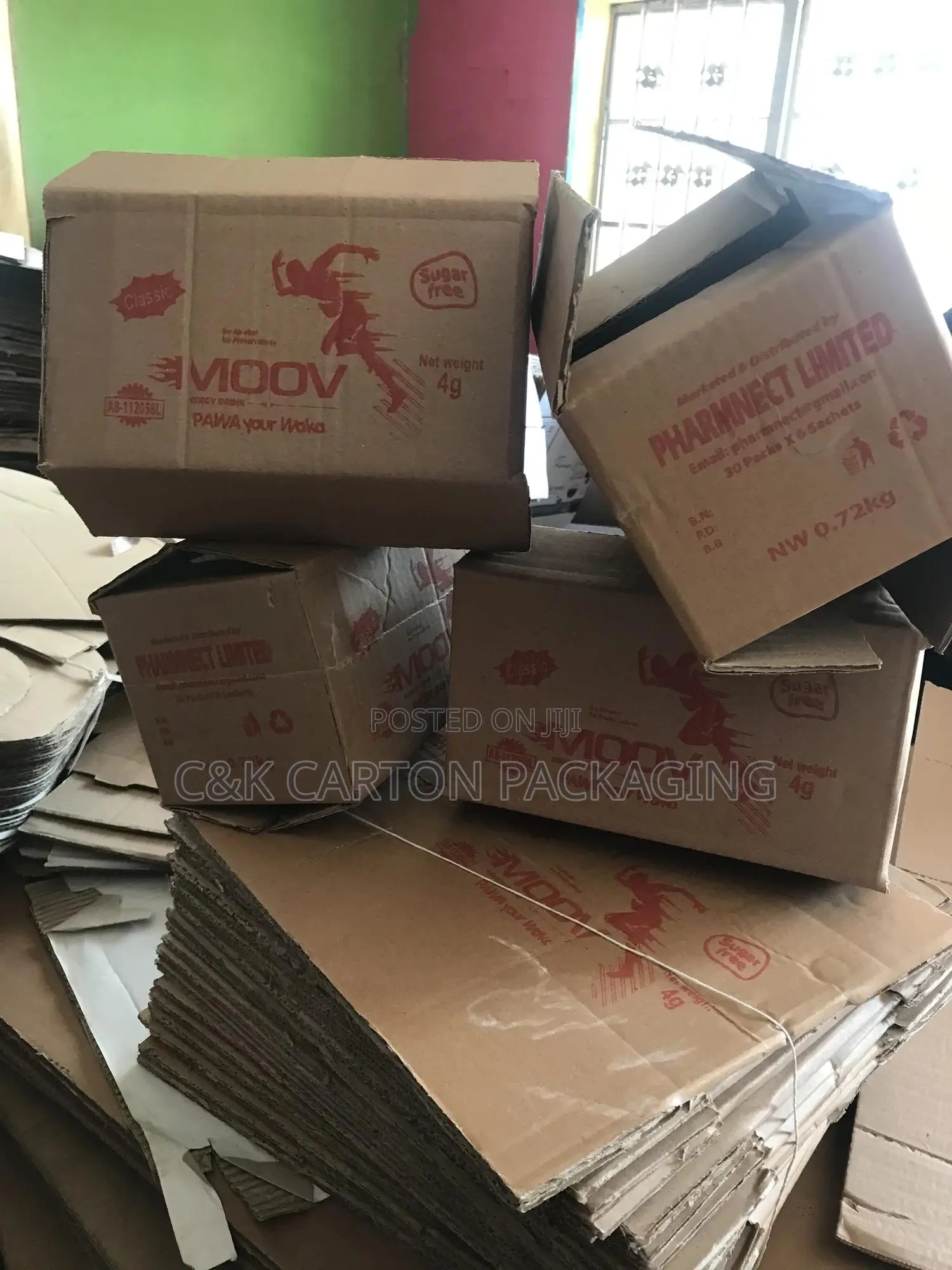 Energy Carton Box One One Colour Printed